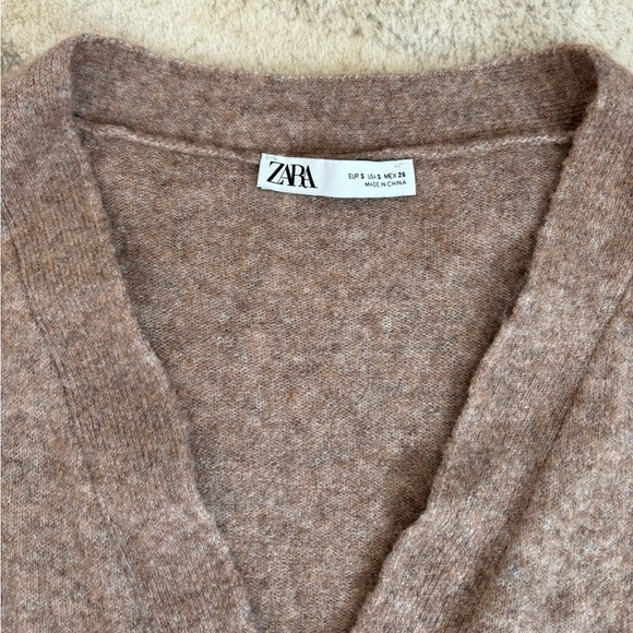 ZARA | Brown Cardigan - Picture 2 of 4